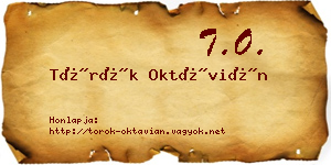 Török Oktávián névjegykártya